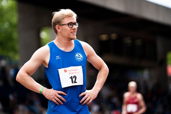 Johannes Nortmeyer (LG Bad Soden/Sulzbach/Neuenhain) ueber 400m am 04.06.2022 waehrend der Sparkassen Gala in Regensburg